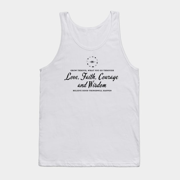 affirmation Tank Top by Legacy of Self-Expression Art